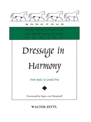cover image of Dressage in Harmony